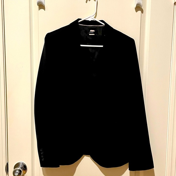 JCrew Wool Blazer Black Size 10 Beautiful - Picture 1 of 7
